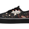 Faery Fungi Street Sneakers -Rogue & Wolf Shop StreetSneakers FaeryFungiStreetSneakers 173 10665 Classicshoes Blk STR1 RAW
