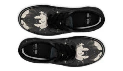 Moonlit Bat Street Sneakers -Rogue & Wolf Shop StreetSneakers MoonlitBatStreetSneakers 173 10663 Classicshoes Blk STR7 RAW