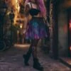 Supernova Skater Skirt -Rogue & Wolf Shop SupernovaSkaterSkirt
