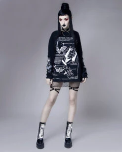 Dramatic Exit Spell - Long Sleeve Tee -Rogue & Wolf Shop TLI0729a
