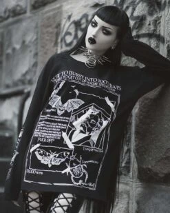 Dramatic Exit Spell - Long Sleeve Tee -Rogue & Wolf Shop TLI1422a