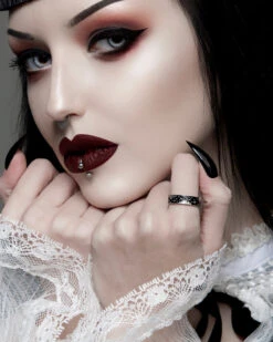 Third Eye Ring In Blackened Steel -Rogue & Wolf Shop TLI 0158c 1