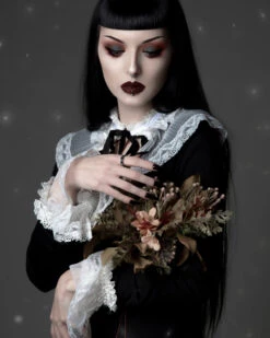 Third Eye Ring In Blackened Steel -Rogue & Wolf Shop TLI 0362d