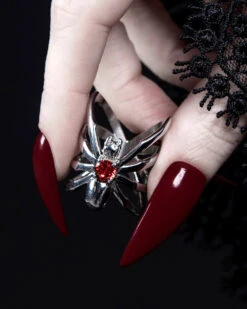 Spiderhug Ring In Mirror Steel -Rogue & Wolf Shop TLI 0753c
