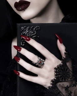 Spiderhug Ring In Mirror Steel -Rogue & Wolf Shop TLI 0878a