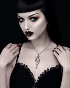 SpiderSilk Necklace In Mirror Steel 13 SpiderSilk Necklace In Mirror Steel -Rogue & Wolf Shop TLI 0951a