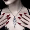 SpiderSilk Necklace In Mirror Steel -Rogue & Wolf Shop TLI 0952f