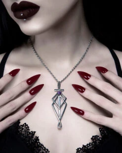 SpiderSilk Necklace In Mirror Steel