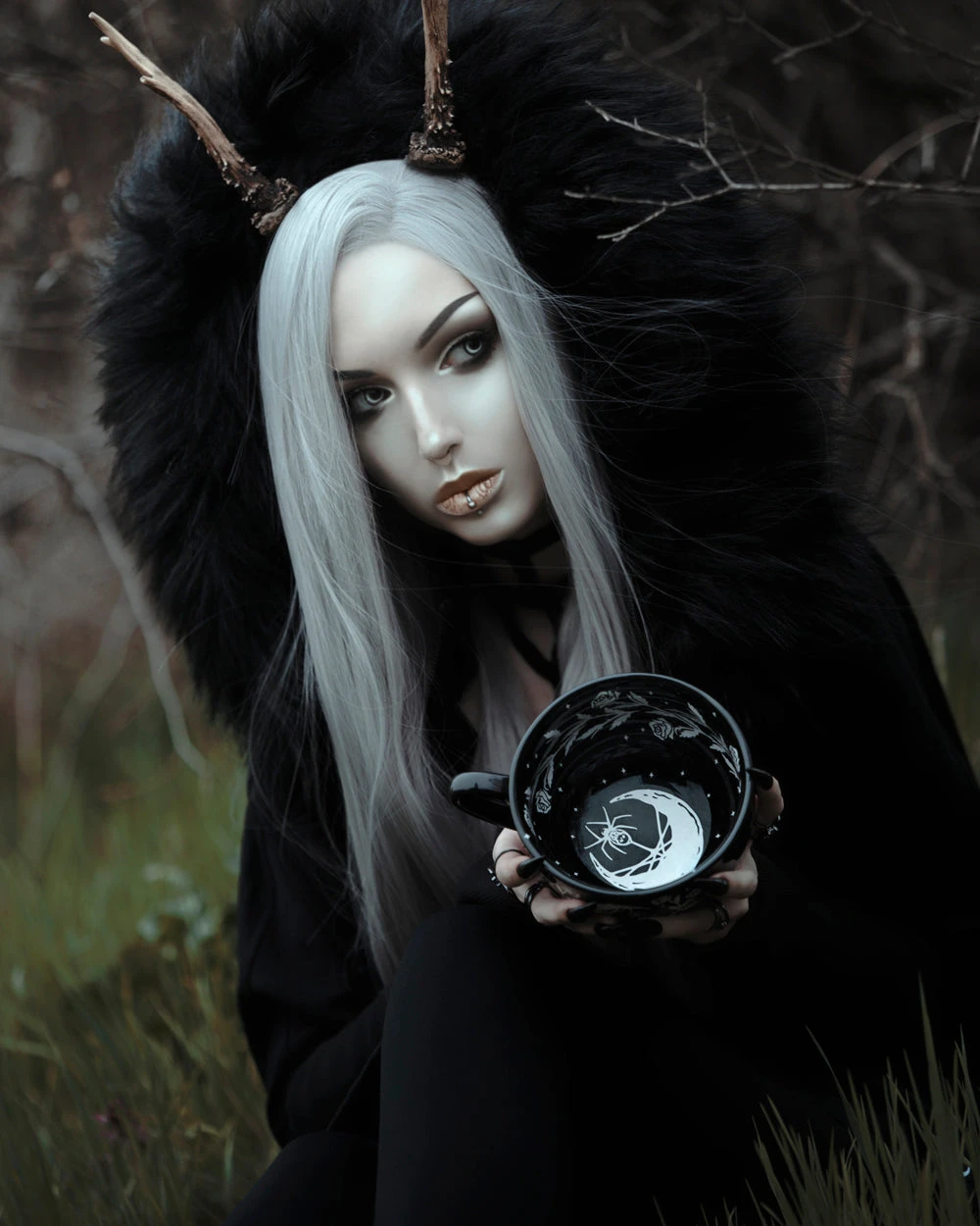 Black Widow Mug 5 Black Widow Mug - Image 3