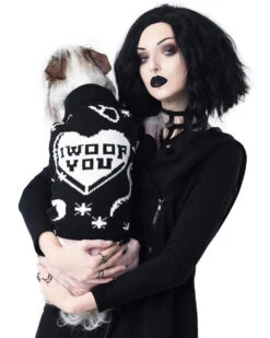 I Woof You Knitted Pet Sweater - Dog Or Cat -Rogue & Wolf Shop TLI 5402a2