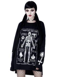 Vampire Anatomy Long Sleeve Tee -Rogue & Wolf Shop TLI 5854b 1