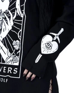 Lovers Tarot Long Sleeve Tee -Rogue & Wolf Shop TLI 5877a