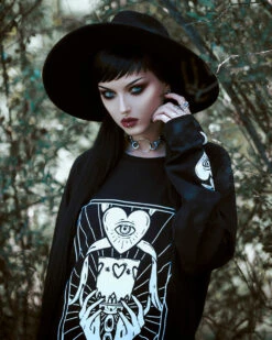 Lovers Tarot Long Sleeve Tee -Rogue & Wolf Shop TLI 7671a