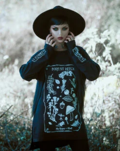 Forest Witch Long Sleeve Tee -Rogue & Wolf Shop TLI 7697a