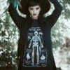 Vampire Anatomy Long Sleeve Tee -Rogue & Wolf Shop TLI 7754a