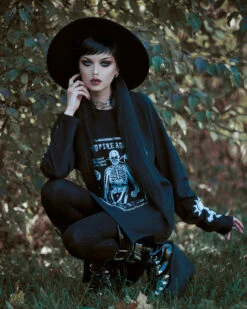 Vampire Anatomy Long Sleeve Tee -Rogue & Wolf Shop TLI 7766a