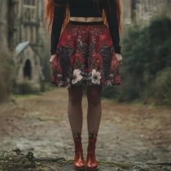 Twilight Cat Skater Skirt