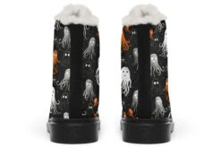 Black Deep Haunting Winter Boots -Rogue & Wolf Shop WinterBoots BlackDeepHauntingWinterBoots 173 38632 Comfyboots Blk STR5 NLB