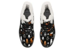 Black Deep Haunting Winter Boots -Rogue & Wolf Shop WinterBoots BlackDeepHauntingWinterBoots 173 38632 Comfyboots Blk STR6 RAW