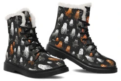 Black Deep Haunting Winter Boots -Rogue & Wolf Shop WinterBoots BlackDeepHauntingWinterBoots 173 38632 Comfyboots Blk STR8 NLB