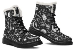 Black Lunaria Winter Boots -Rogue & Wolf Shop WinterBoots BlackLunariaWinterBoots 173 49691 Comfyboots Blk STR8 NLB