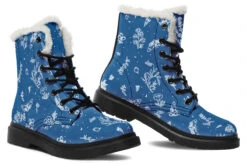Blue Nightshade Winter Boots -Rogue & Wolf Shop WinterBoots BlueNightshadeWinterBoots 173 42964 Comfyboots Blk STR8 NLB
