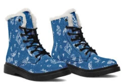 Blue Nightshade Winter Boots -Rogue & Wolf Shop WinterBoots BlueNightshadeWinterBoots 173 42964 Comfyboots Blk STR9 NLB
