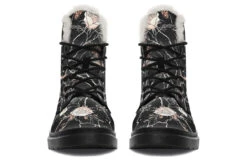 Blush Kintsugi Rose Winter Boots -Rogue & Wolf Shop WinterBoots BlushKintsugiRoseBoots 173 67155 Comfyboots Blk STR4 NLB