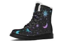 Celestial Pastel Winter Boots