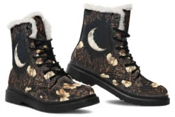 Crescent Garden Winter Boots -Rogue & Wolf Shop WinterBoots CrescentGardenWinterBoots 173 44705 Comfyboots Blk STR8 NLB