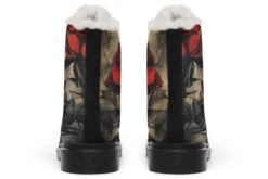 Crimson Thorns Winter Boots -Rogue & Wolf Shop WinterBoots CrimsonThornsWinterBoots 173 36781 Comfyboots Blk STR5 NLB