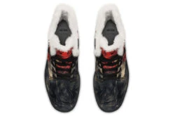 Crimson Thorns Winter Boots -Rogue & Wolf Shop WinterBoots CrimsonThornsWinterBoots 173 36781 Comfyboots Blk STR6 RAW