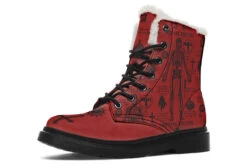 Crimson Vampire Study Winter Boots