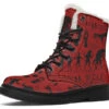 Crimson Wolf Study Winter Boots -Rogue & Wolf Shop WinterBoots CrimsonWolfStudyWinterBoots 173 42953 Comfyboots Blk STR2 NLB