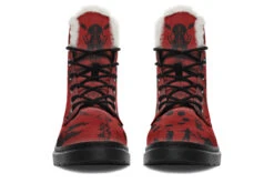 Crimson Wolf Study Winter Boots -Rogue & Wolf Shop WinterBoots CrimsonWolfStudyWinterBoots 173 42953 Comfyboots Blk STR4 NLB