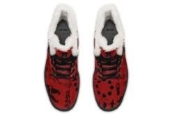 Crimson Wolf Study Winter Boots -Rogue & Wolf Shop WinterBoots CrimsonWolfStudyWinterBoots 173 42953 Comfyboots Blk STR6 RAW