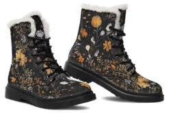 Emberblossom Winter Boots -Rogue & Wolf Shop WinterBoots EmberblossomWinterBoots 173 90791 Comfyboots Blk STR8 NLB