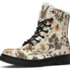 Enchanted Blossoms Winter Boots -Rogue & Wolf Shop WinterBoots EnchantedBlossomsWinterBoots 173 64394 Comfyboots Blk STR2 NLB