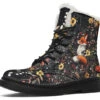 Fox Spirit Winter Boots -Rogue & Wolf Shop WinterBoots FoxSpiritWinterBoots 173 90806 Comfyboots Blk STR2 NLB