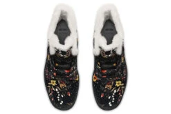 Fox Spirit Winter Boots -Rogue & Wolf Shop WinterBoots FoxSpiritWinterBoots 173 90806 Comfyboots Blk STR6 RAW