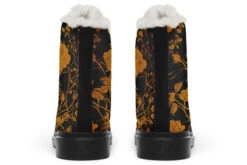 Golden Rose Romance Winter Boots -Rogue & Wolf Shop WinterBoots GoldenRoseRomanceWinterBoots 173 93473 Comfyboots Blk STR5 NLB