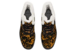 Golden Rose Romance Winter Boots -Rogue & Wolf Shop WinterBoots GoldenRoseRomanceWinterBoots 173 93473 Comfyboots Blk STR6 RAW