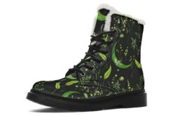 Green Moonlit Botanica Winter Boots