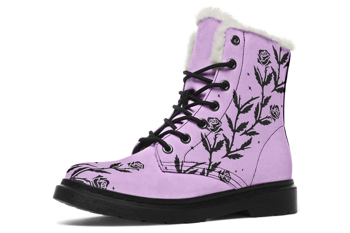 Lavender Black Widow Winter Boots 3 Lavender Black Widow Winter Boots