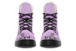 Lavender Black Widow Winter Boots 12 Lavender Black Widow Winter Boots -Rogue & Wolf Shop WinterBoots LavenderBlackWidowWinterBoots 173 07519 Comfyboots Blk STR4 NLB