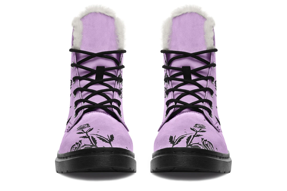 Lavender Black Widow Winter Boots 5 Lavender Black Widow Winter Boots - Image 3