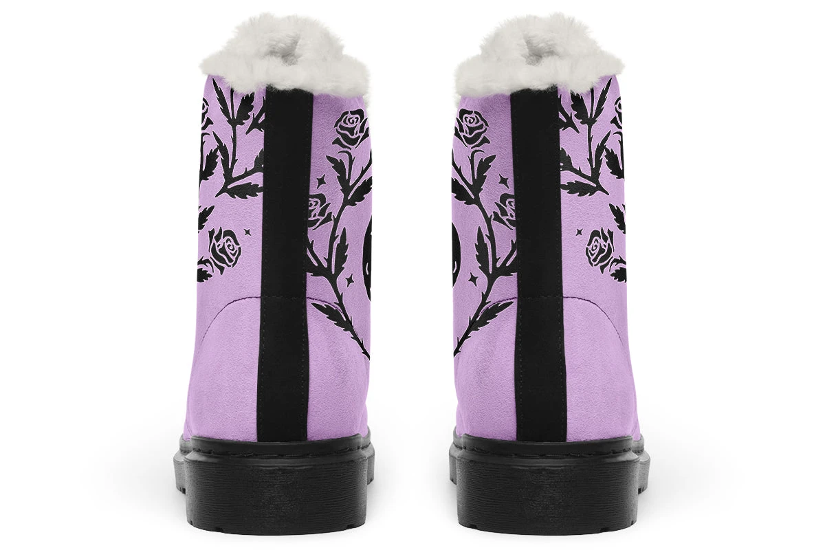 Lavender Black Widow Winter Boots 6 Lavender Black Widow Winter Boots - Image 4