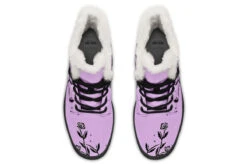 Lavender Black Widow Winter Boots 16 Lavender Black Widow Winter Boots -Rogue & Wolf Shop WinterBoots LavenderBlackWidowWinterBoots 173 07519 Comfyboots Blk STR6 RAW