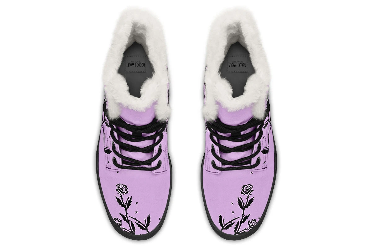 Lavender Black Widow Winter Boots 9 Lavender Black Widow Winter Boots - Image 7
