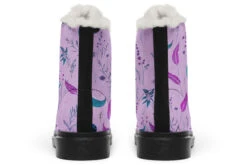 Lavender Moonlit Botanica Winter Boots -Rogue & Wolf Shop WinterBoots LavenderMoonlitBotanicaWinterBoots 173 16229 Comfyboots Blk STR5 NLB